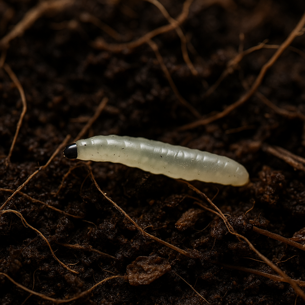 Fungus Gnats Larva