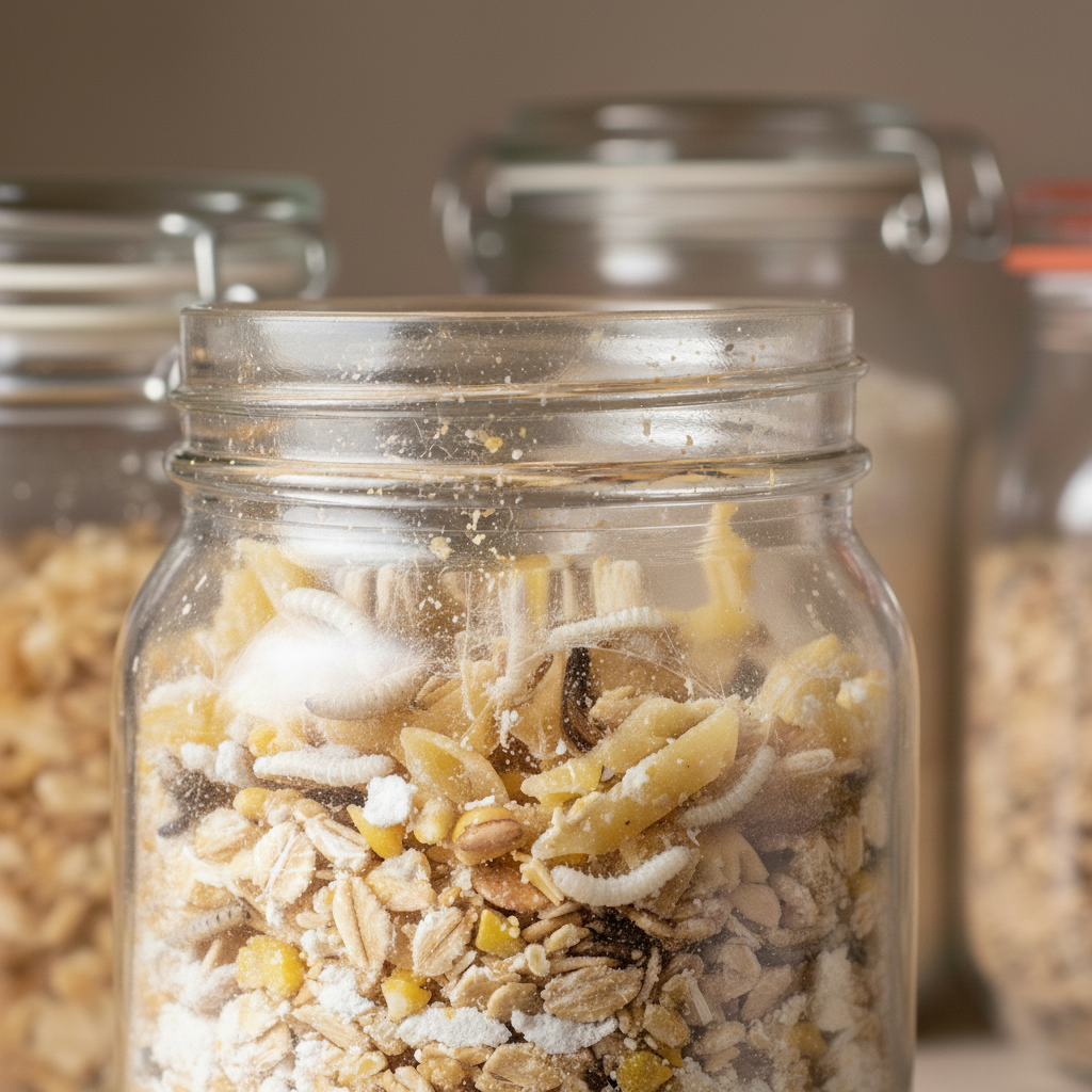 Fils de soie dans les aliments